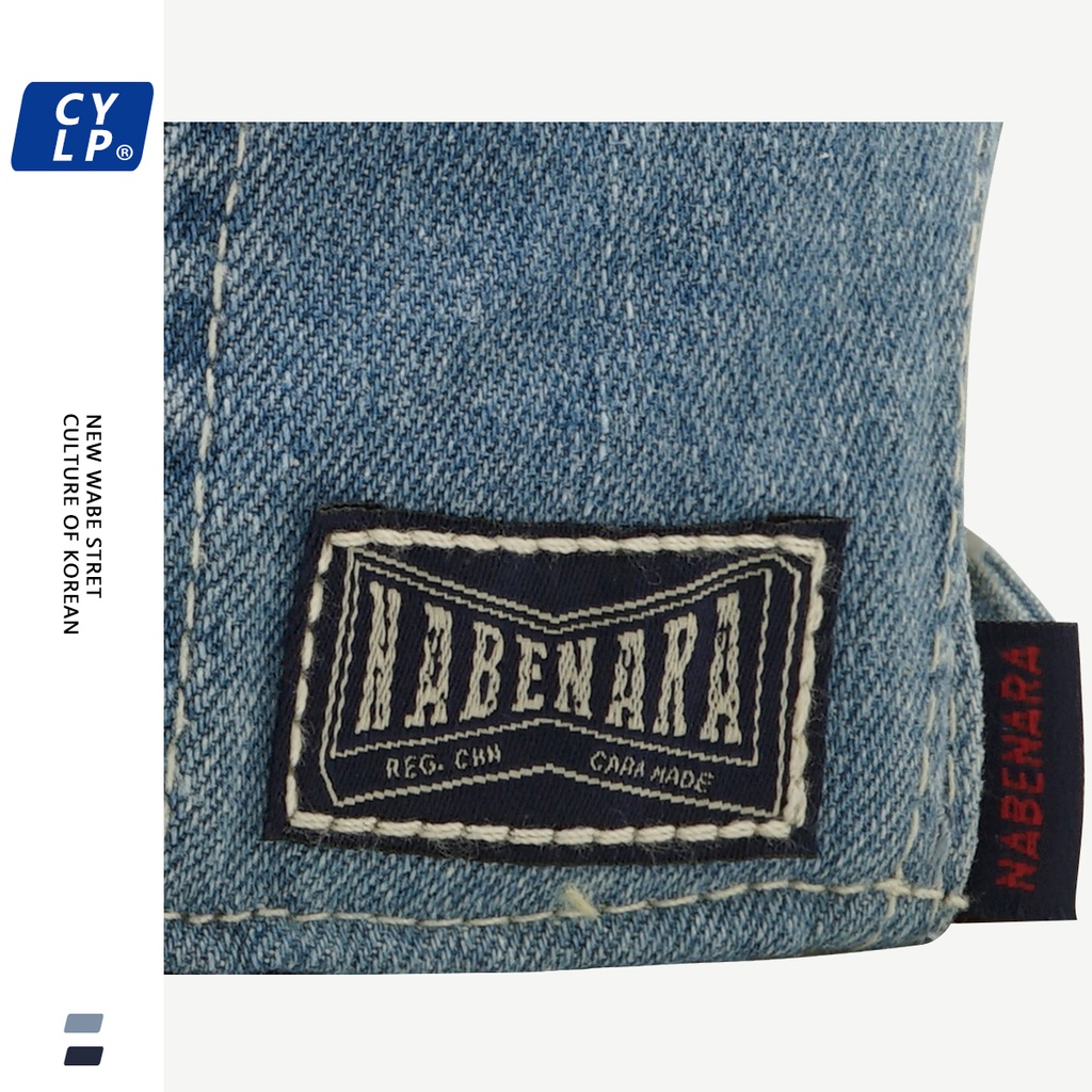 Mũ Lưỡi Trai Denim In Chữ Phong Cách Hiphop Thời Trang Cho Nam Nữ