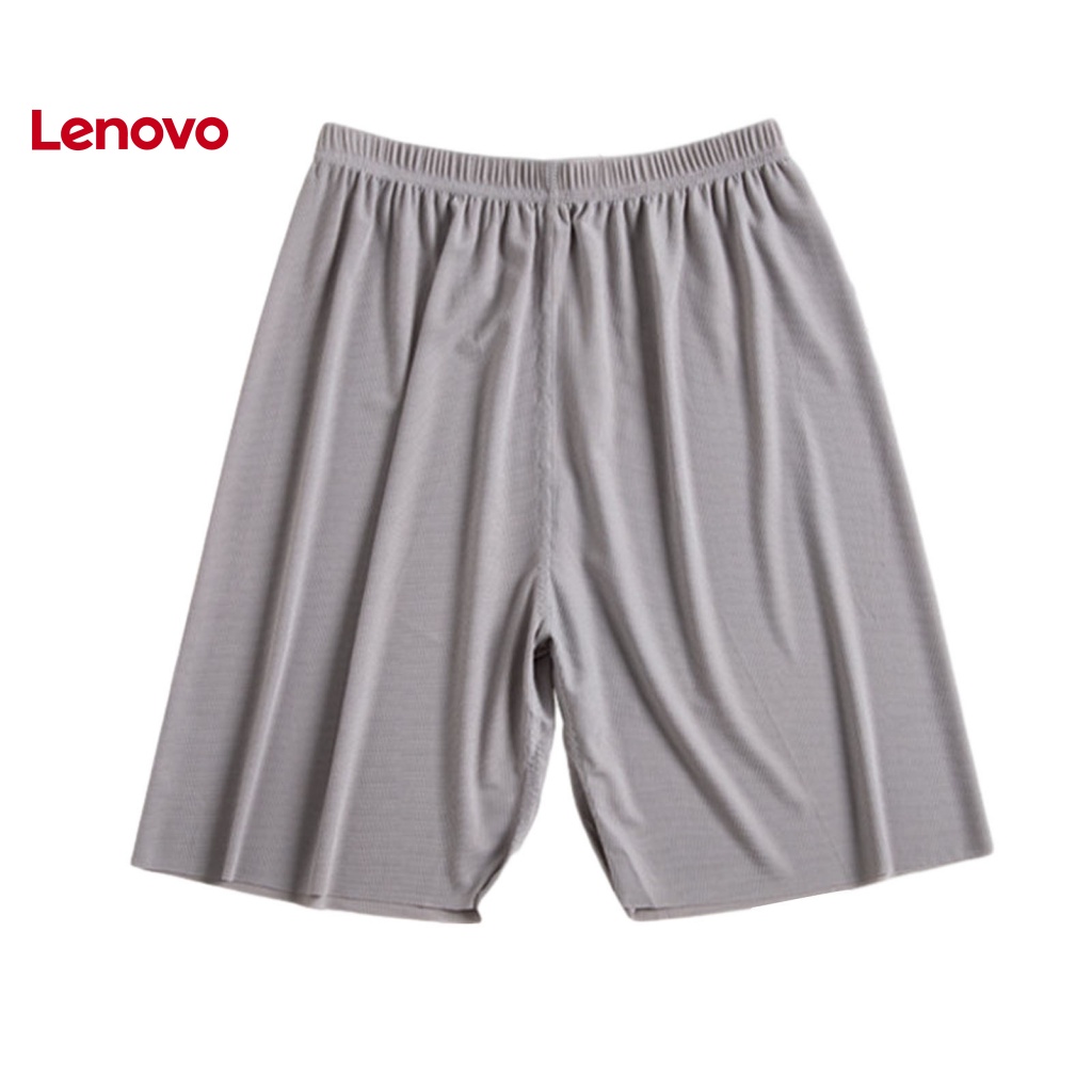 Quần Short Ngủ Bằng Lụa Lạnh Ống Rộng Lưng Co Giãn Thoáng Khí In Họa Tiết Hoa Hướng Dương Cho Nam