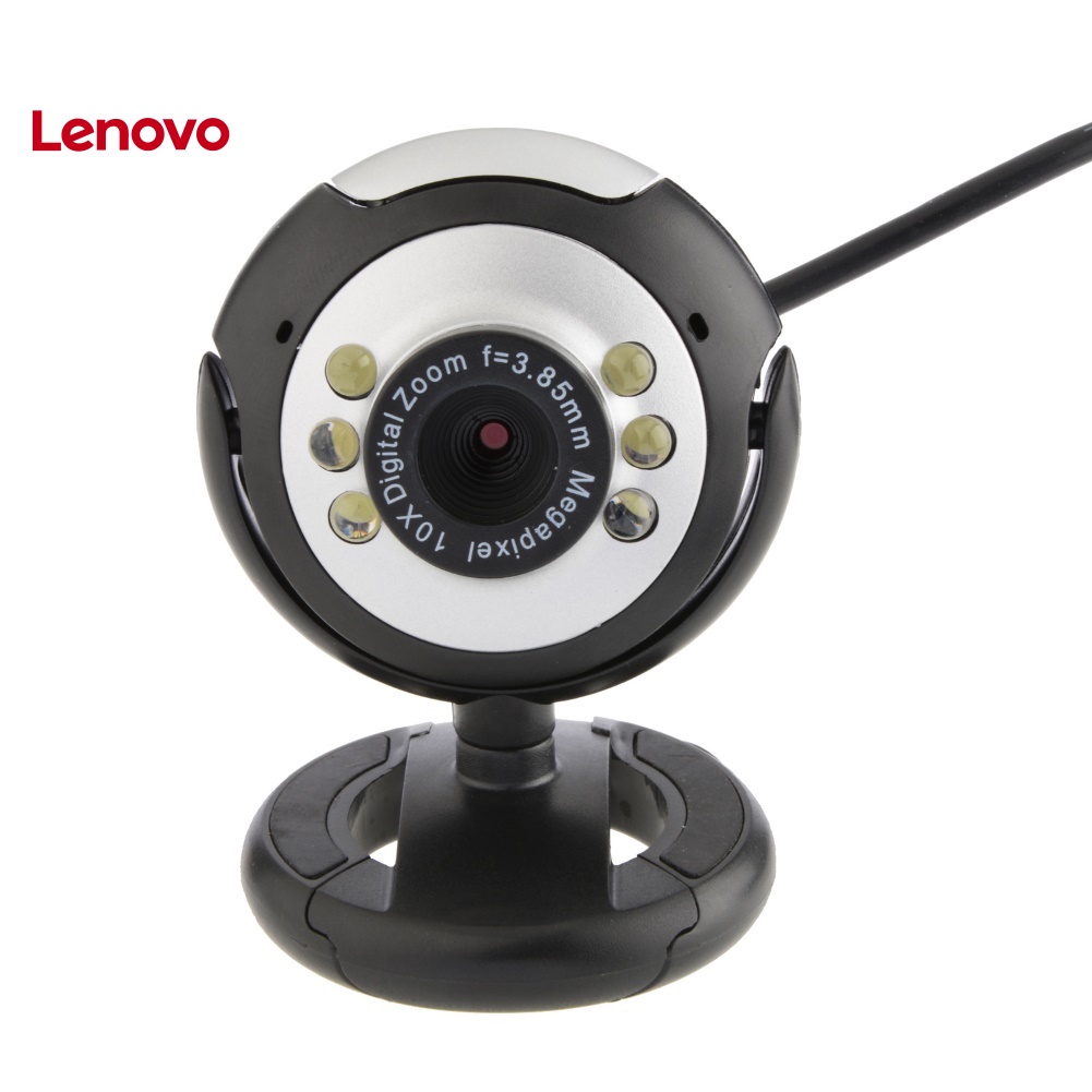 Webcam Hoa Hướng Dương 120MP 6 LED Tích Hợp Mic Cho PC Laptop