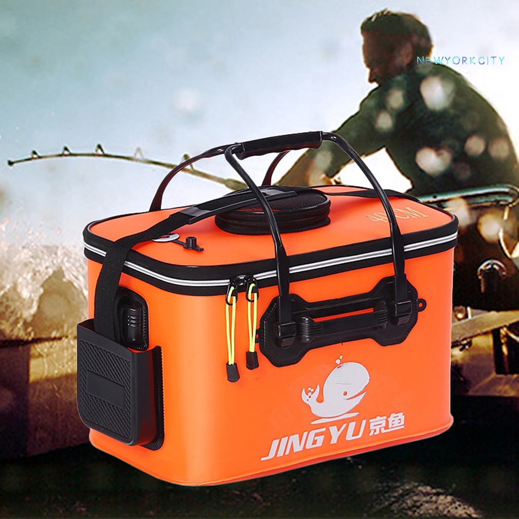 Hộp Đựng Đồ Dùng Câu Cá Chống Thấm Nước Bằng EVA Có Khóa Kéo Tiện Dụng Mang Theo Cắm Trại