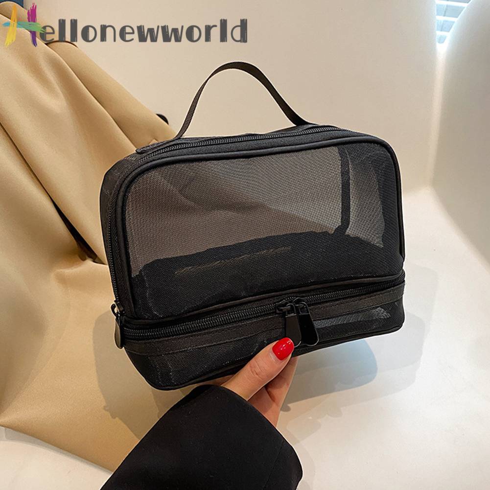 Túi Lưới Nylon Đựng Mỹ Phẩm Tiết Kiệm Không Gian Tiện Dụng Cho Gia Đình / Văn Phòng