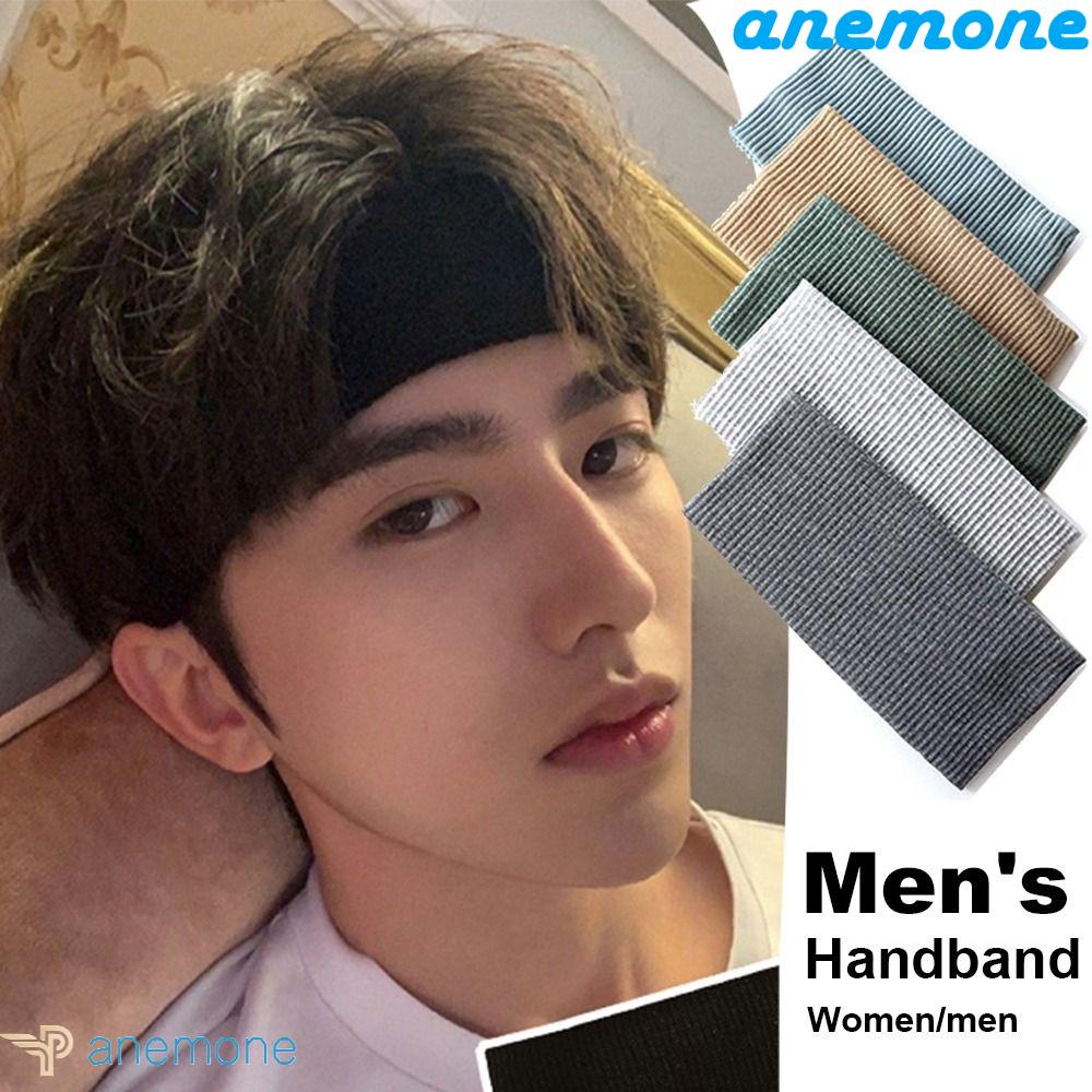 ANEMONE Băng Đô Dệt Kim Màu Sắc Đơn Giản Dùng Khi Chạy Bộ / Rửa Mặt Cho Nữ