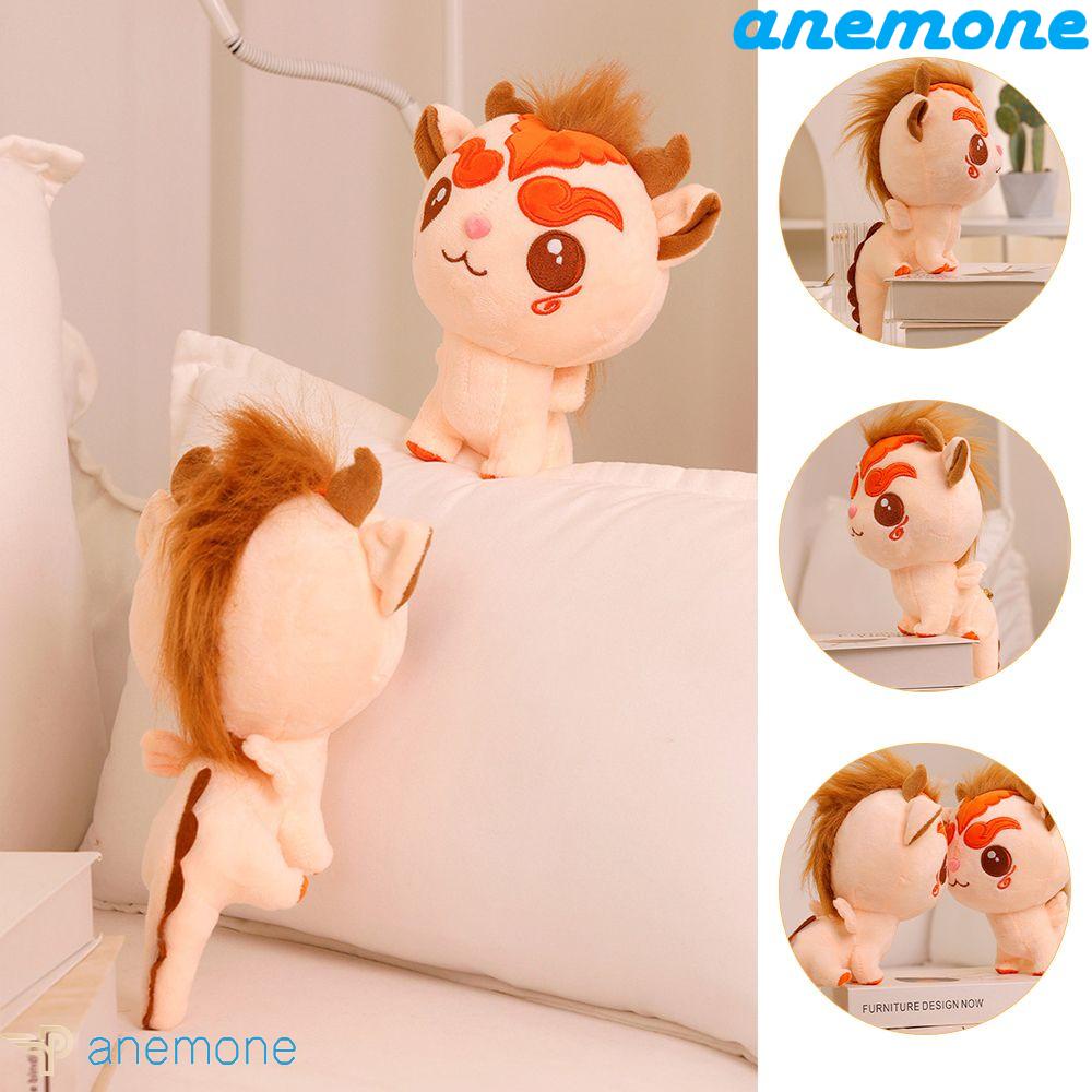 ANEMONE Thú Nhồi Bông Mềm Mại Hình Vòng Tròn Hoạt Hình Trang Trí Phòng Bé