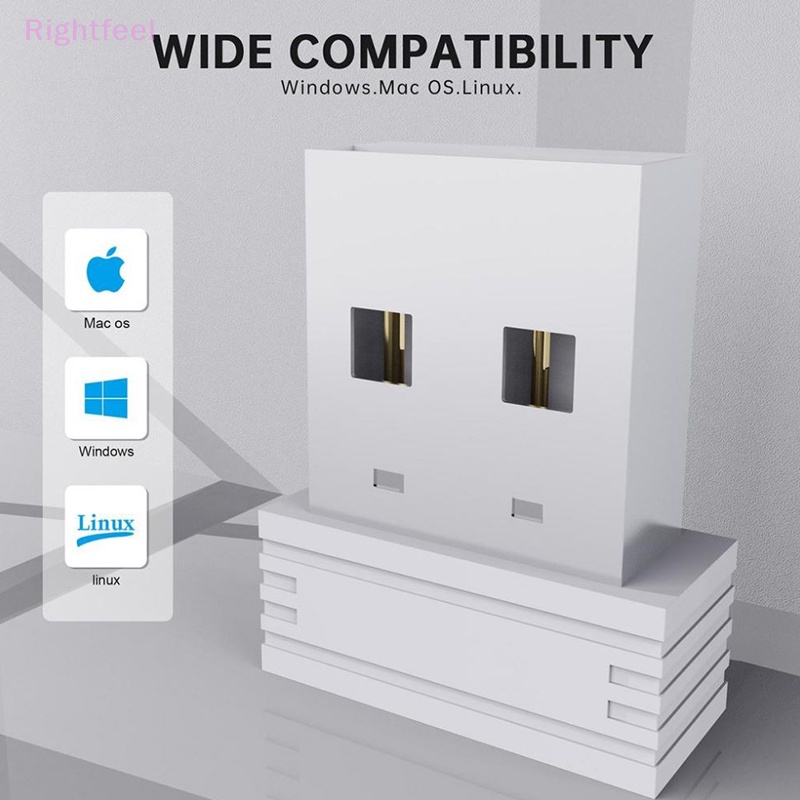 Rightfeel Mouse Mover Bộ Chuyển Đổi Chuột Giả Tự Động Cổng USB Loại C Cho Máy Tính / Laptop Awake No Software Mới