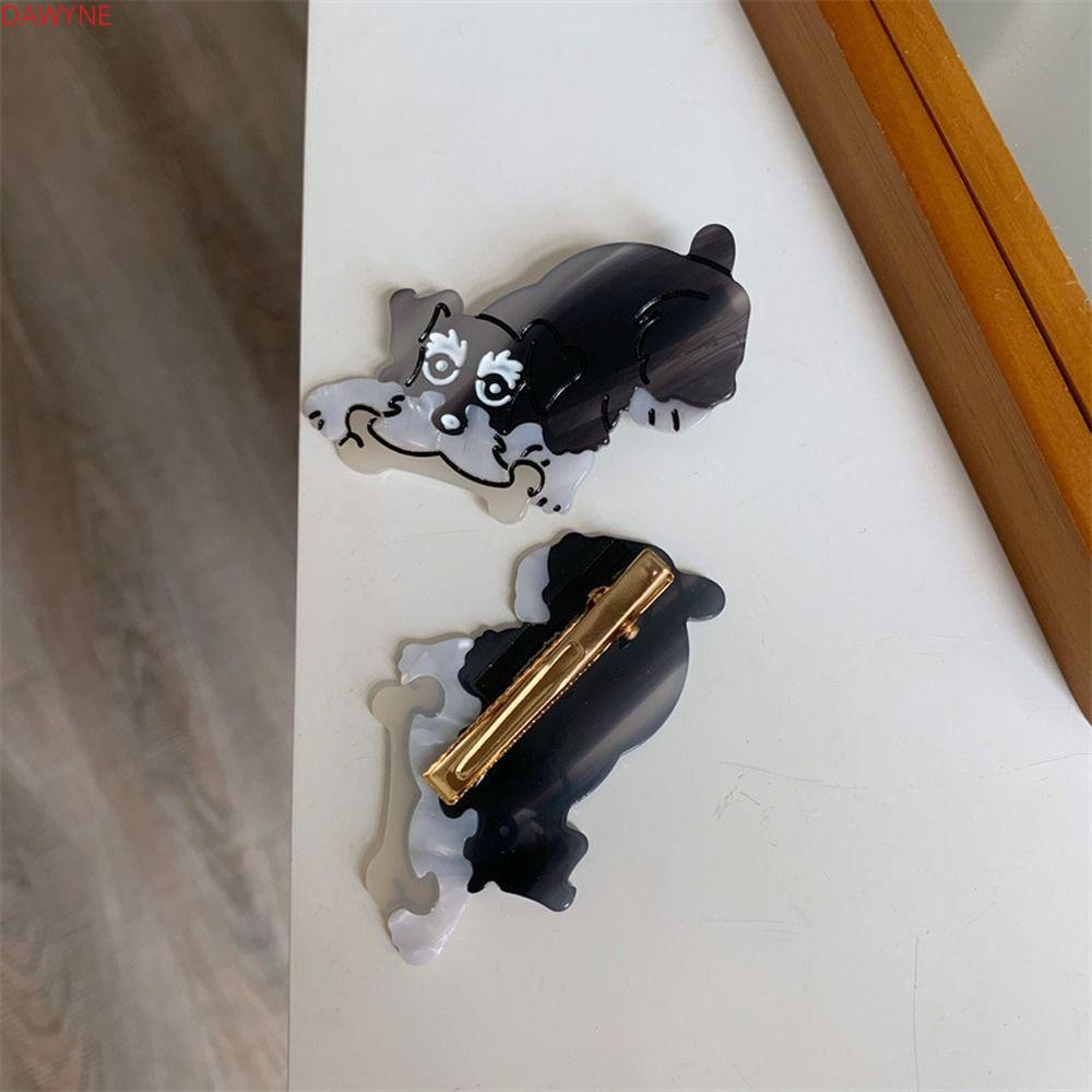 DWAYNE Kẹp Tóc Hình Xương Động Vật Dễ Thương Cho Nữ