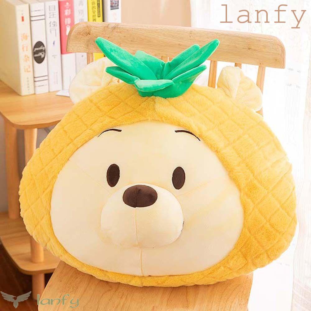 LANFY Gấu Pooh Nhồi Bông Bằng Nhung Lông Dễ Thương Xinh Xắn