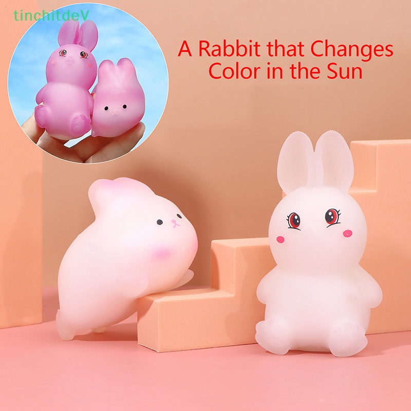 [TinchitdeV] Đồ Chơi Squishy Hình Thỏ Dễ Thương Đổi Màu Giảm Căng Thẳng
