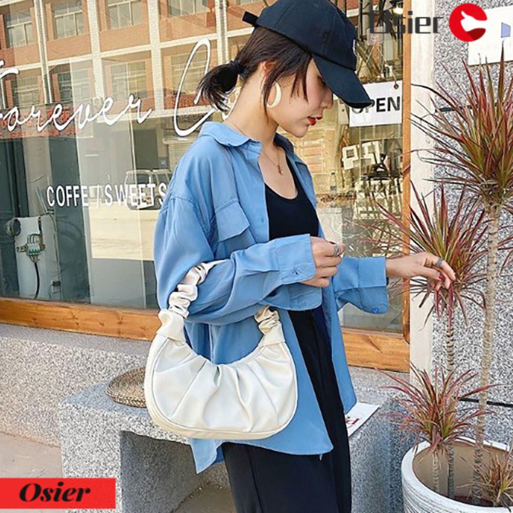 OSIER1 Túi Xách Da PU Hình Đám Mây Thời Trang Mùa Hè Cho Nữ