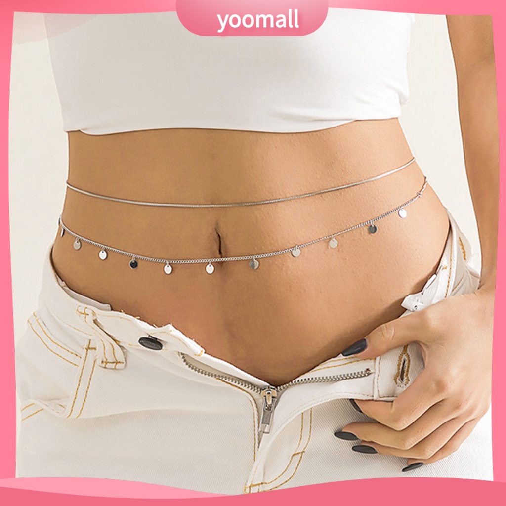 Dây Xích Đeo Hông Hai Lớp Toàn Diện Dùng Mặc Hàng Ngày