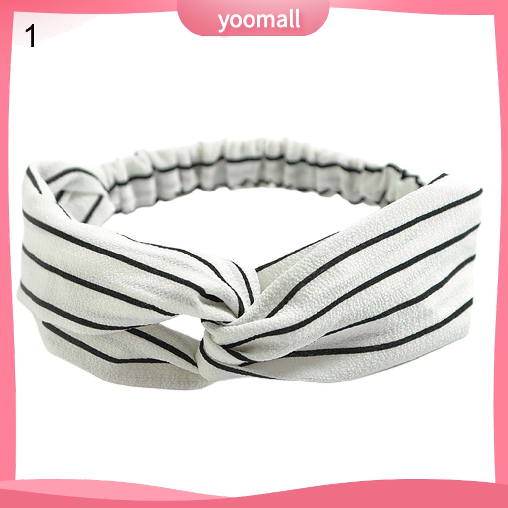 [YM] Băng Đô Trang Điểm Họa Tiết Hoa Ngọt Ngào Xinh Xắn Cho Nữ