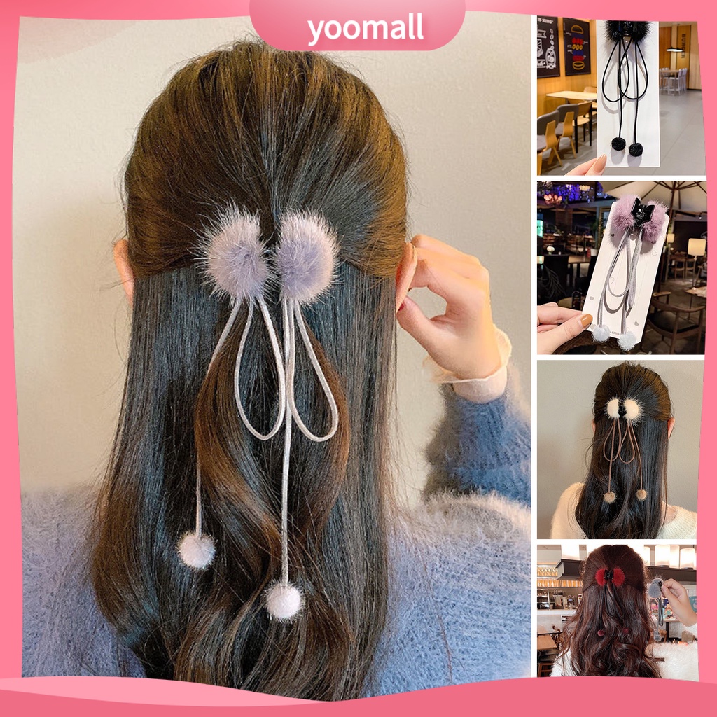 Kẹp Tóc Đính Nơ Ruy Băng Có Răng Nhỏ Xinh Xắn Phong Cách Hàn Quốc Cho Bạn Gái