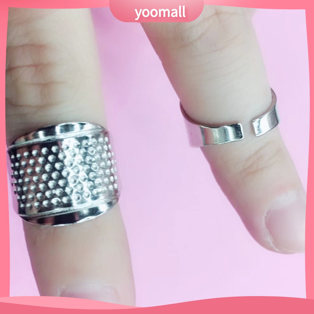 [YM] Dụng Cụ Bảo Vệ Ngón Tay Có Thể Điều Chỉnh Dùng Trong May Vá DIY
