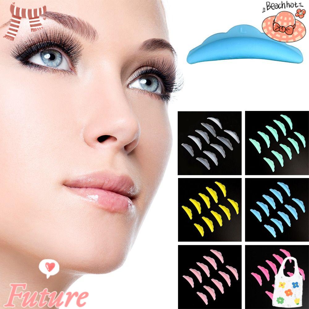 FUTURE Set 30 Cặp Đệm Silicone Hỗ Trợ Nối Mi 3D Tái Sử Dụng Linh Hoạt