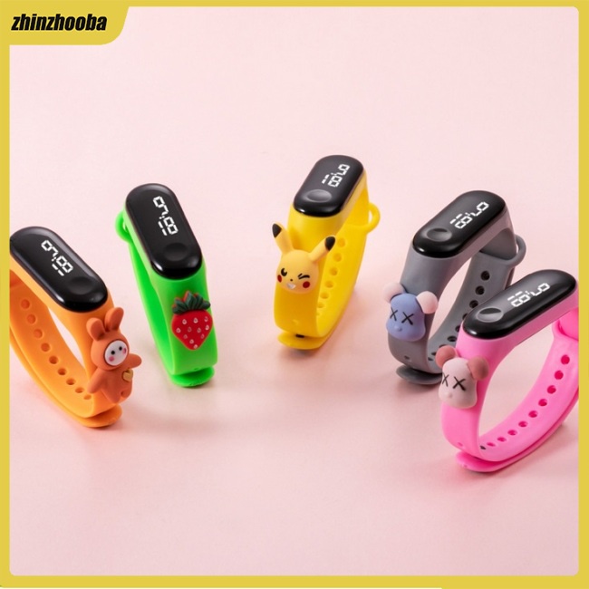 Fs Vòng Tay Thông Minh Chống Nước Cảm Ứng Màn Hình Led Cho Học Sinh