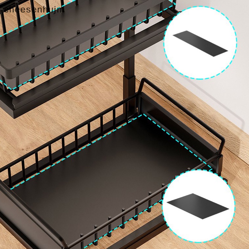 Giỏ Đựng Đồ Dùng Gắn Dưới Bồn Rửa Chén Bằng Kim Loại Tiện Dụng Cho Nhà Bếp / Nhà Tắm