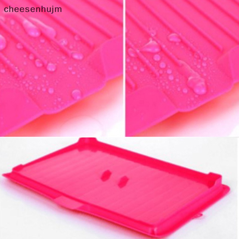 Giá Phơi Khô Chén Dĩa Bằng Silicon Tiện Dụng Cho Nhà Bếp