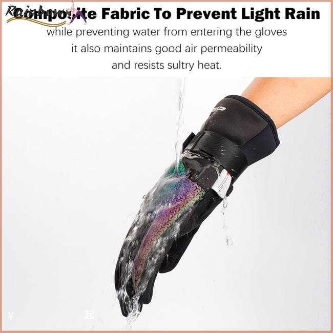 1 Đôi Găng Tay Nylon 2126 Giữ Ấm Chống Gió Chống Nước Chống Sốc Dùng Khi Lái Xe