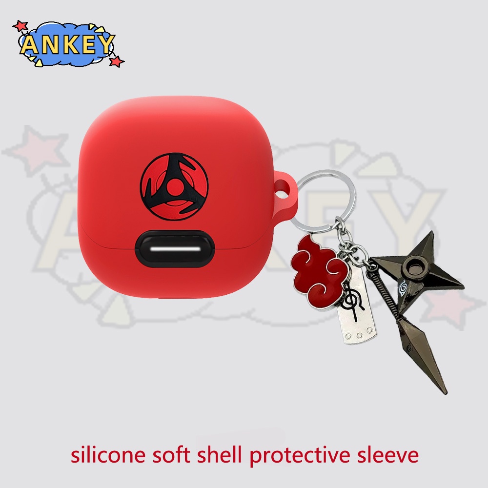 Anker Liberty 4 NC VR P10 Case Earphone Silicone Case Cool Boy Earbuds Soft Protective Headphone Cover Headset Skin With Pendant