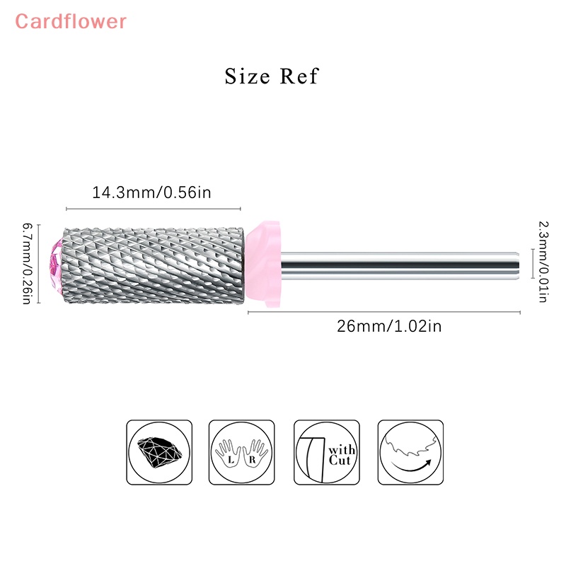 Đầu Mài Móng Tay Bằng Thép Vonfram Chuyên Dụng