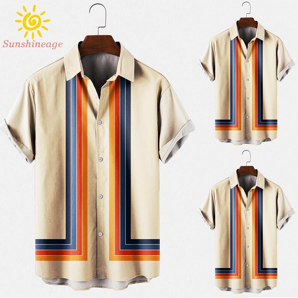 Áo Thun Cổ Bẻ Size Lớn Thoáng Khí Thoải Mái Phong Cách Vintage Cho Nam