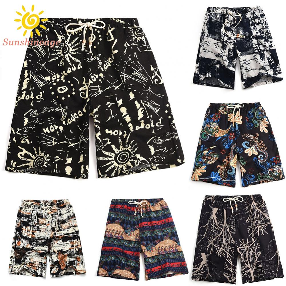 Quần Short Dáng Rộng Siêu Nhẹ Chất Liệu Co Giãn Thoải Mái Thời Trang Đi Biển Cho Nam