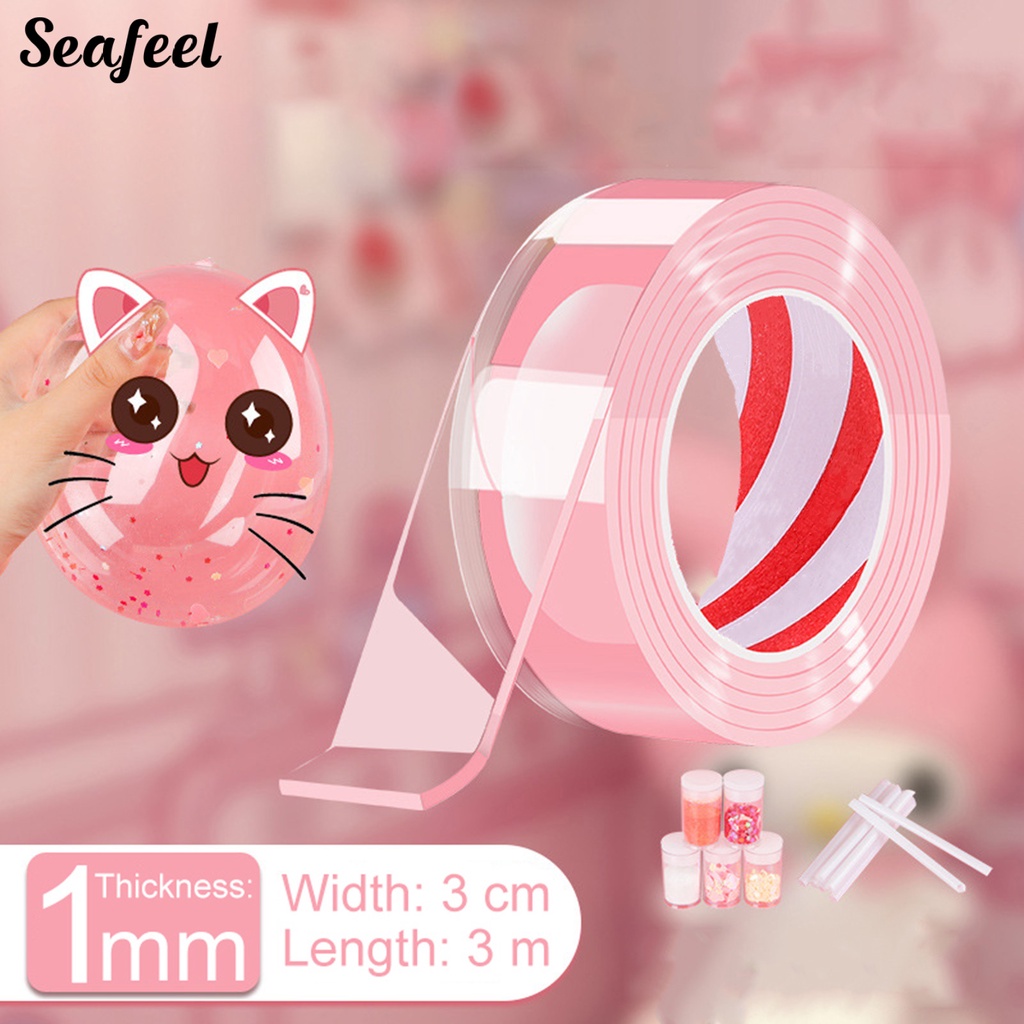 1 Bộ Băng Keo Nano Hai Mặt Không Để Lại Dấu Vết