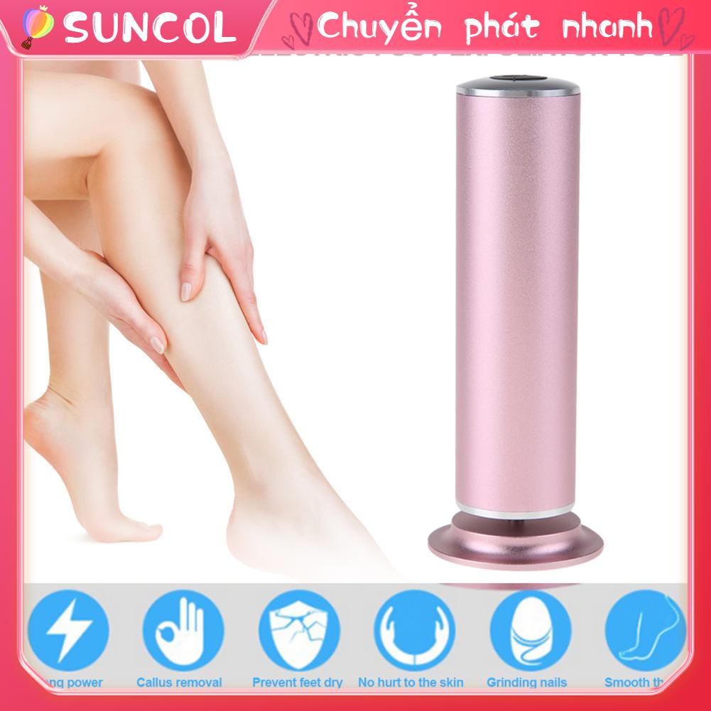 SUNCOL Professional Electric Callus Remover Foot File Công cụ chăm sóc móng chân Màu hồng