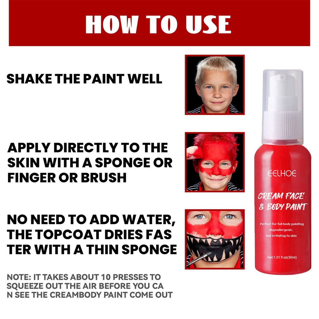 Sơn Trang Điểm Mặt NY-30ml Tạo Hiệu Ứng Đặc Biệt Cho Hóa Trang