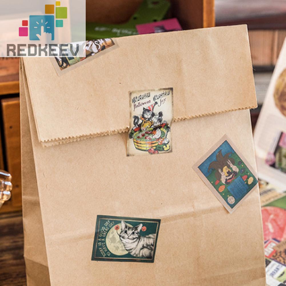 Con Dấu Nhiều Màu Sắc Phong Cách Retro Dễ Thương Cho Bé