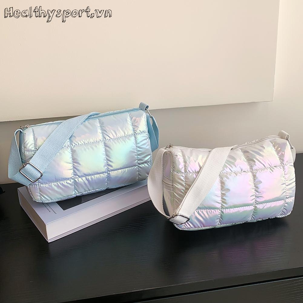 Túi Đeo Chéo Chất Liệu Nylon Thời Trang Mùa Đông Cho Nữ