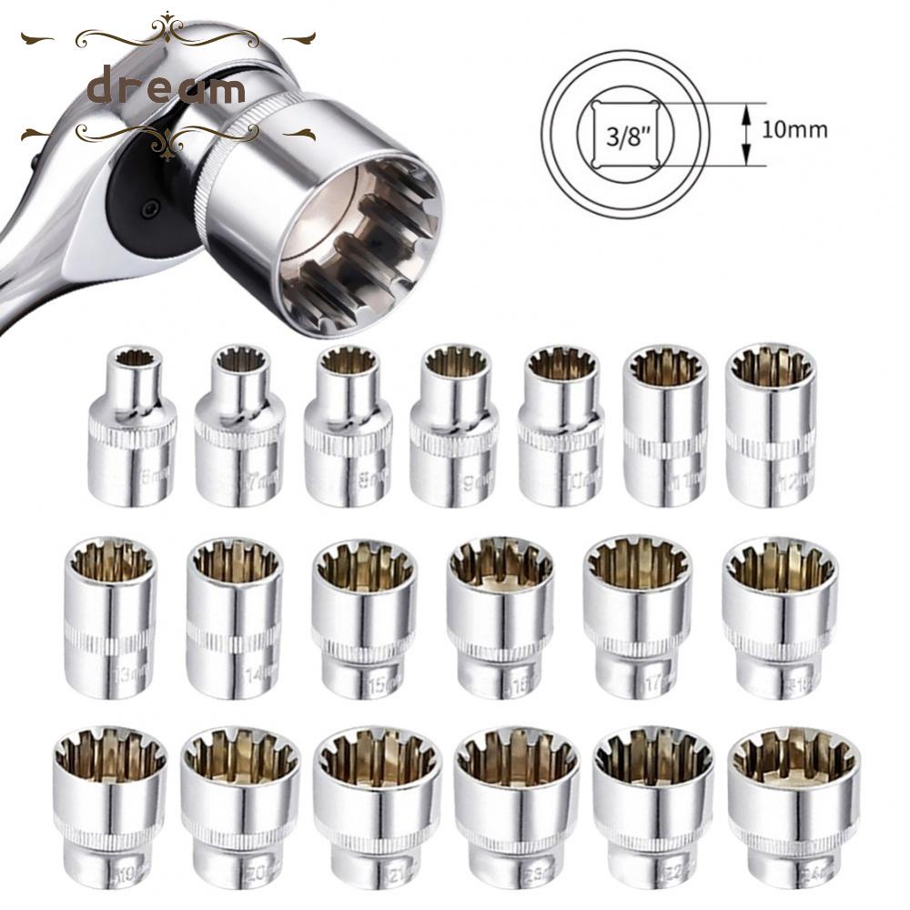 【DREAMLIFE】Socket Chrome Vanadium Steel Ratchet Socket Torx Bit Socket For Ratchet Wrench