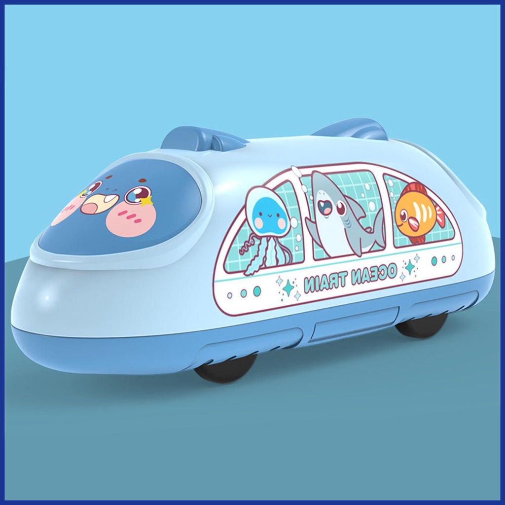 Bộ Đồ Chơi Xe Lửa Mini Tốc Độ Cao Vui Nhộn Cho Bé