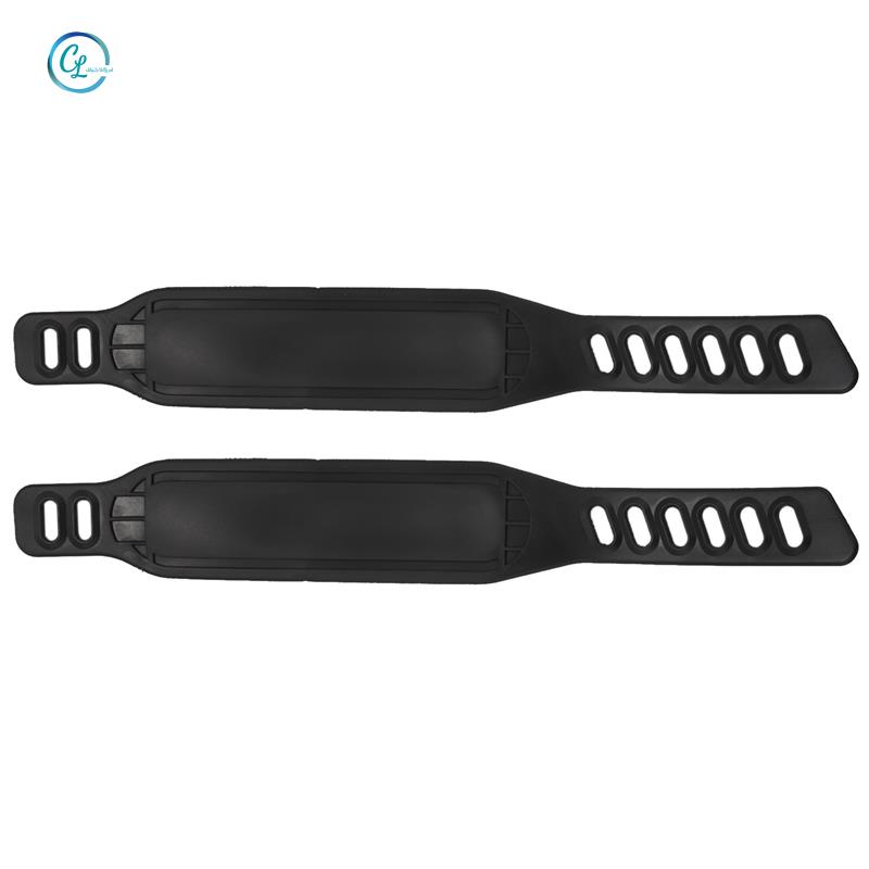 Set 2 Cặp Dây Đai Bản Rộng Gắn Pê Đan Xe Đạp Tập Thể Dục Tiện Lợi