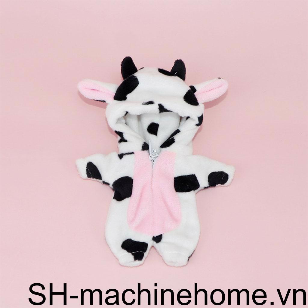 Bộ Áo Liền Quần Hình Gấu Trúc Nhồi Bông Dễ Thương Cho Búp