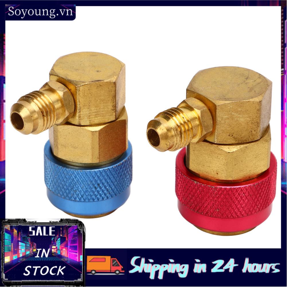 Soyoung AC Quick Connector Adapter  Aging Air Conditioning Evacuation Impact Resistant for R134a Car