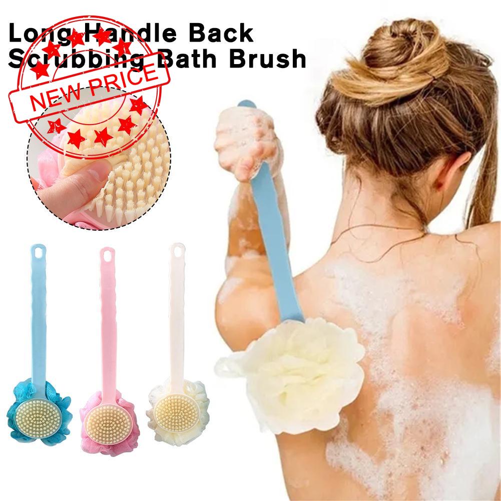 Bàn Chải Chà Lưng Tẩy Tế Bào Chết Tay Cầm Dài Mềm Mại V7F5