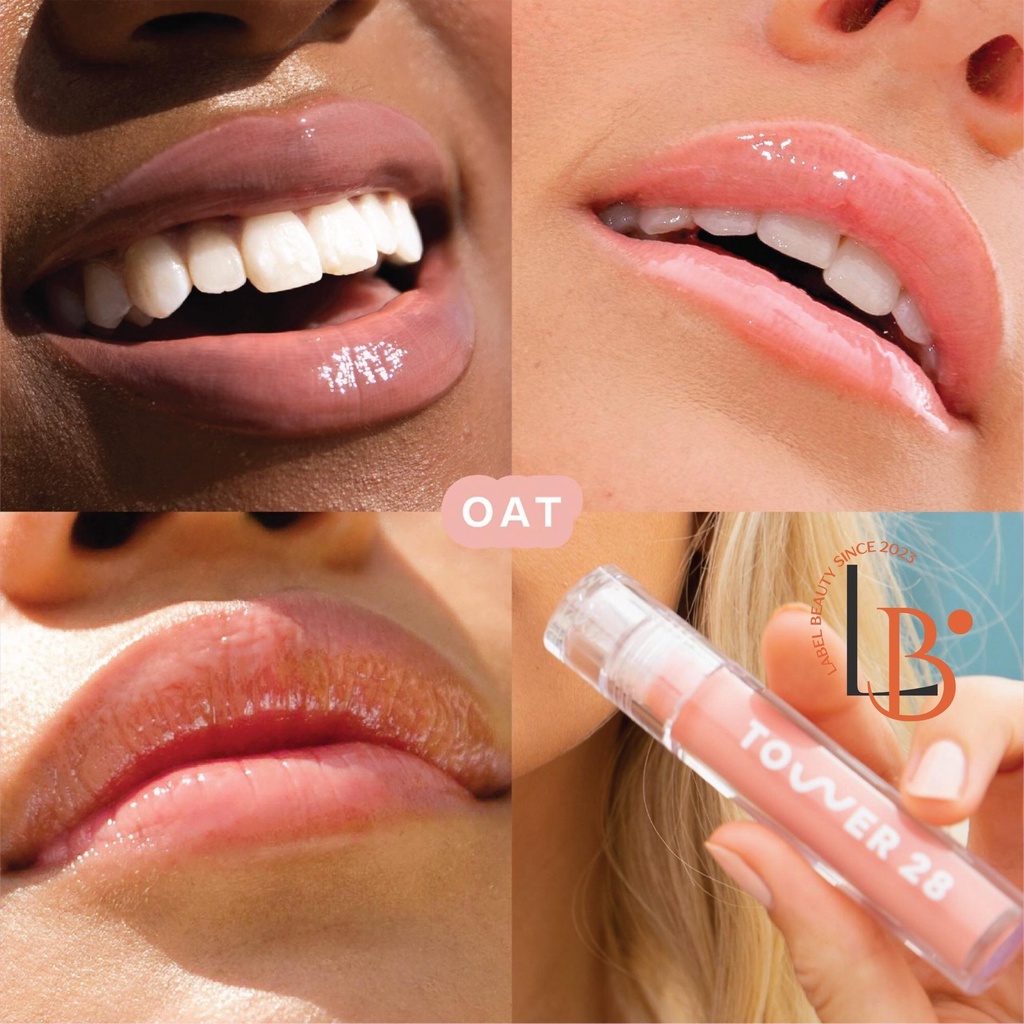 ✨ Son bóng TOWER28 ShineOn Lip Jelly - 𝐋𝐚𝐛𝐞𝐥.𝐛𝐞𝐚𝐮𝐭𝐲 ✨