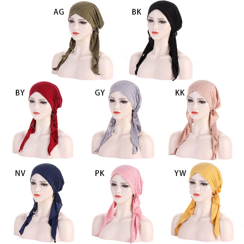 Khăn Trùm Đầu Phong Cách Ả Rập Cho Phụ Nữ Hồi Giáo WY1