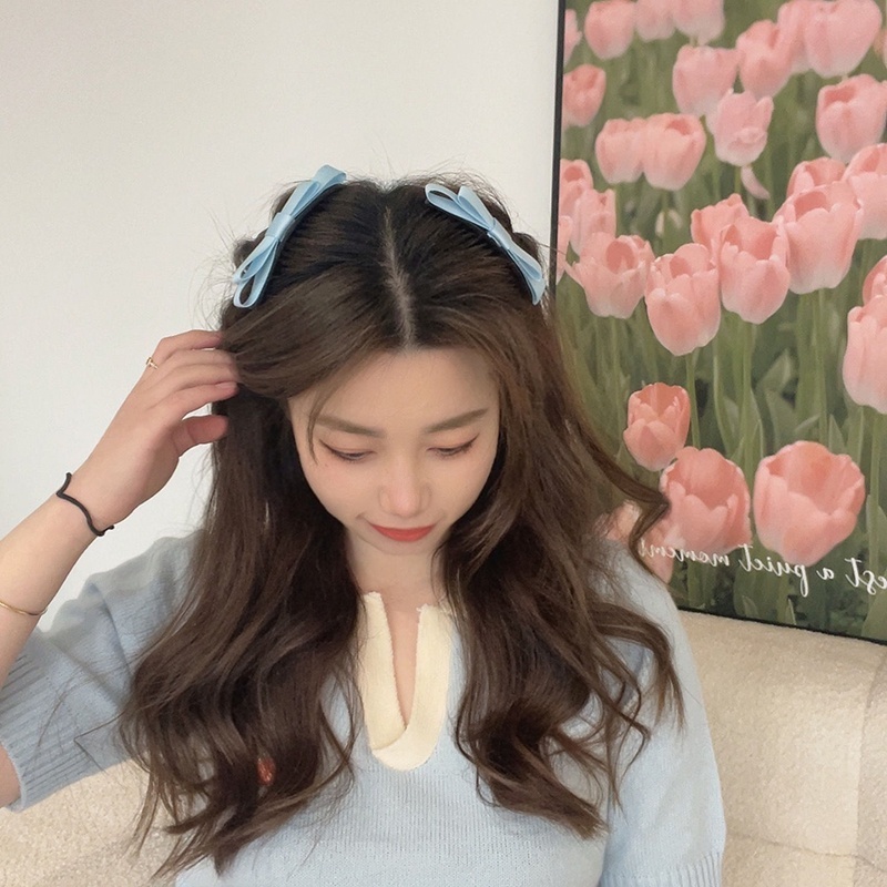 Lược Cài Tóc Đính Nơ Bên Hông Thiết Kế Đơn Giản Cho Nữ