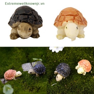 2 Tượng Rùa Mini Trang Trí Đáng Yêu