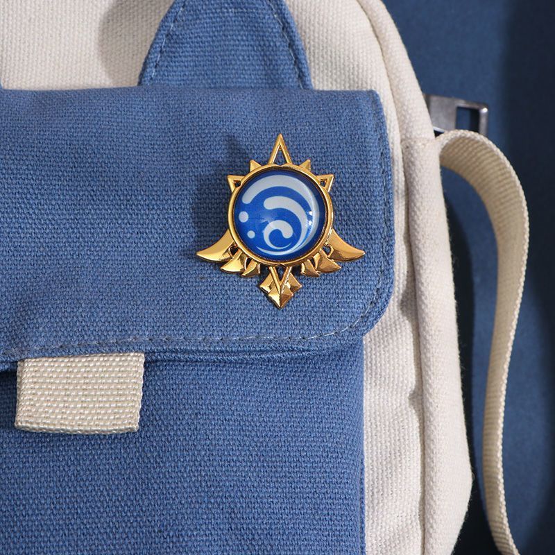 Genshin Impact Merchandise God 's Eye Men Pin Mondstadt Luminescent Pin Genshin Cosplay cho Venti và