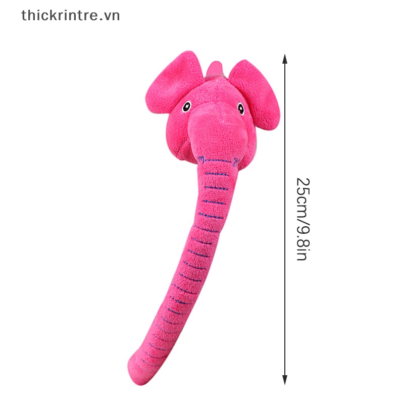 Đồ chơi nhồi bông Hình Voi Mũi Dài Đáng Yêu Treo Móc Khóa / Ba Lô / Móc Khóa Trang Trí