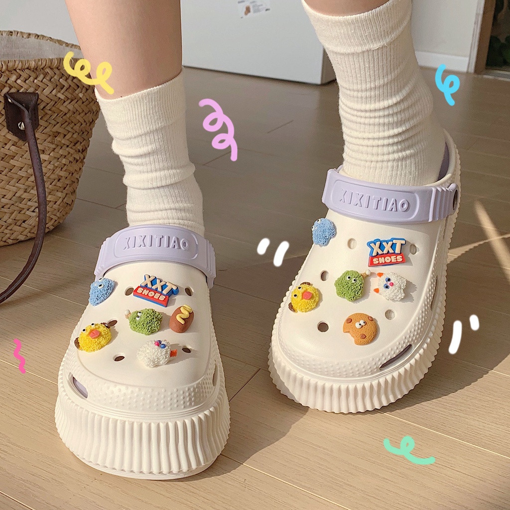 JISAILUN  dép nữ dép sandal nữ dép cross dép bánh mì đế cao giày đế cao 2023 NEW JUL1702 Unique Chic Phong cách Thoải mái B91H09V 36Z230909