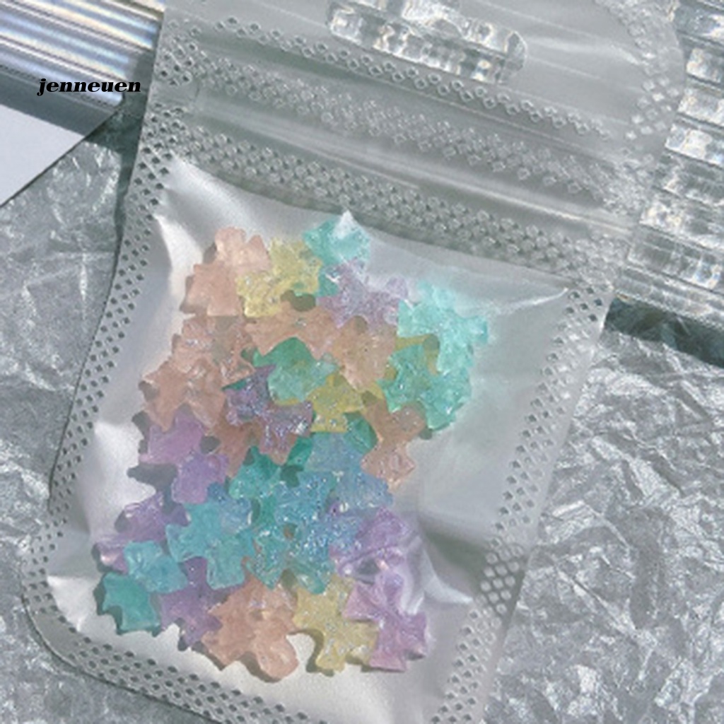 Set 30 Phụ Kiện Trang Trí Móng Tay Lấp Lánh Trọng Lượng Nhẹ Dành Cho Nữ