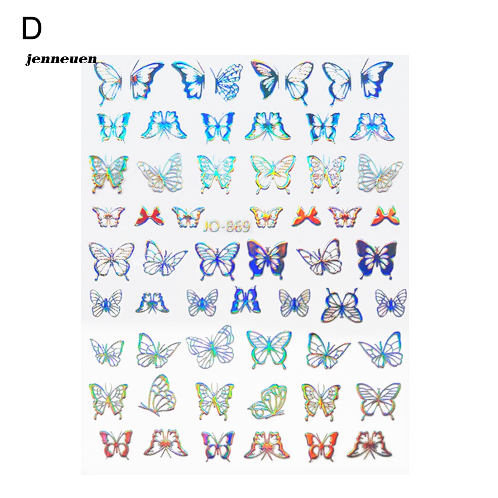 Miếng Dán Trang Trí Móng Tay Lấp Lánh Nhiều Màu Sắc