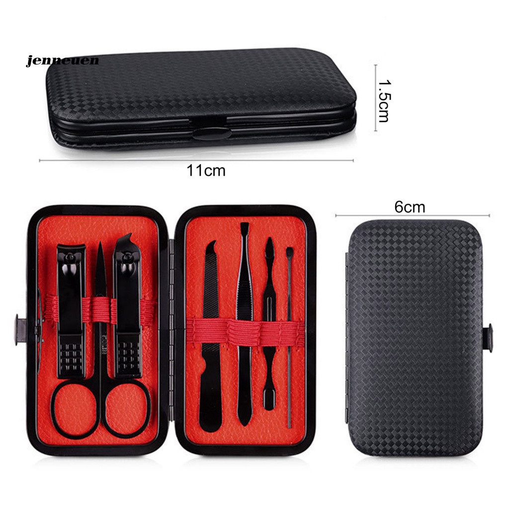 Bộ 7 Dụng Cụ Làm Móng Bằng Thép Không Gỉ Thân Thiện Với Môi Trường