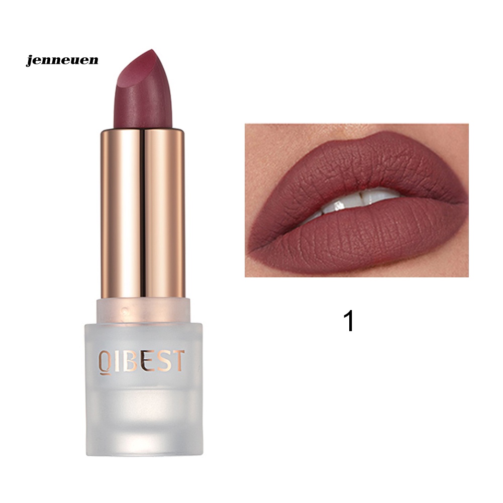 Son Môi QIBEST Chất Lì Mềm Mượt Lâu Trôi Dưỡng Ẩm Không Phai