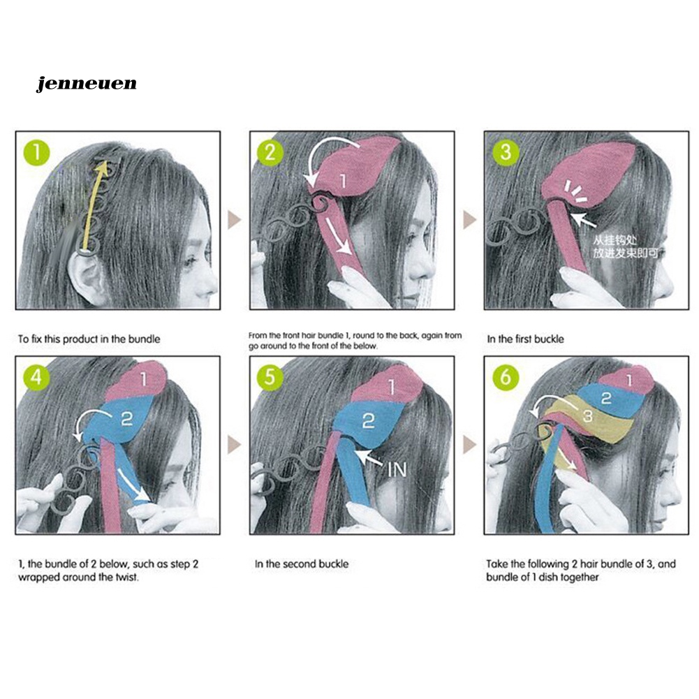 Bộ 4 Dụng Cụ Tạo Kiểu Tóc Xoăn DIY Dành Cho Tiệc Cưới