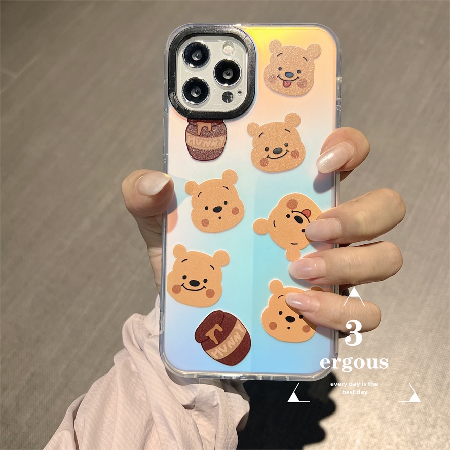 Ốp Điện Thoại Silicon Mềm Chống Sốc Màu Laser Cho iPhone 14 13 12 11 Pro Max SE2020 X Xr Xs Max 8 7 Plus