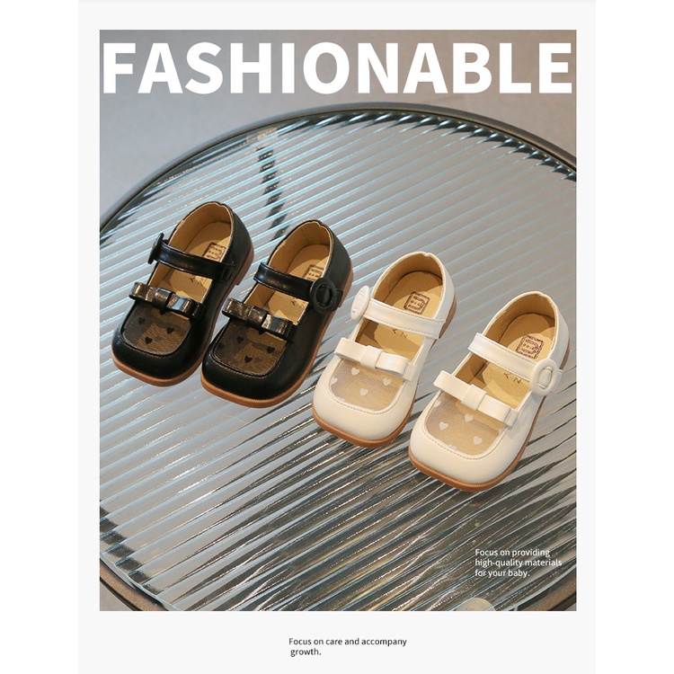 Duoya Giày Công Chúa Bít Mũi Thoáng Khí Dễ Thương Cho Bé Gái Miễn Phí Vận Chuyển